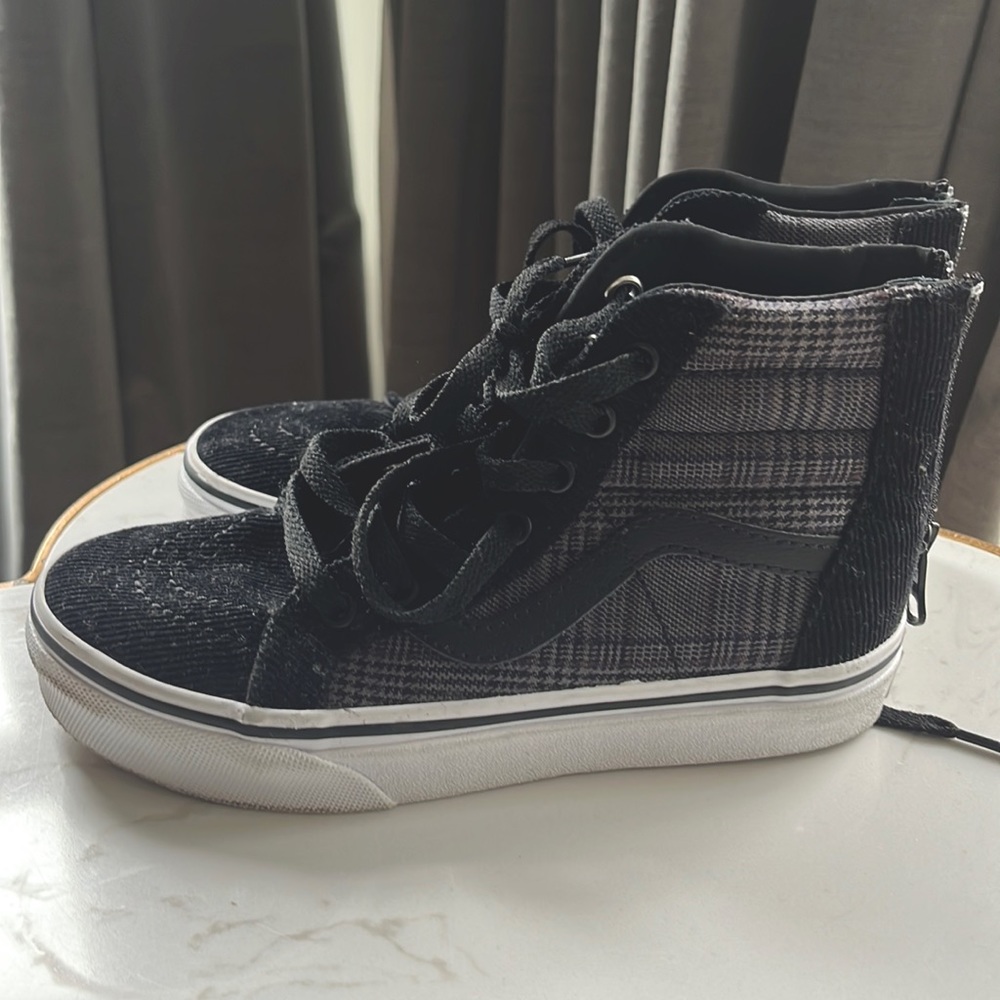 VANS Pop Check Sk8-Hi Top-almost NEW 13.5